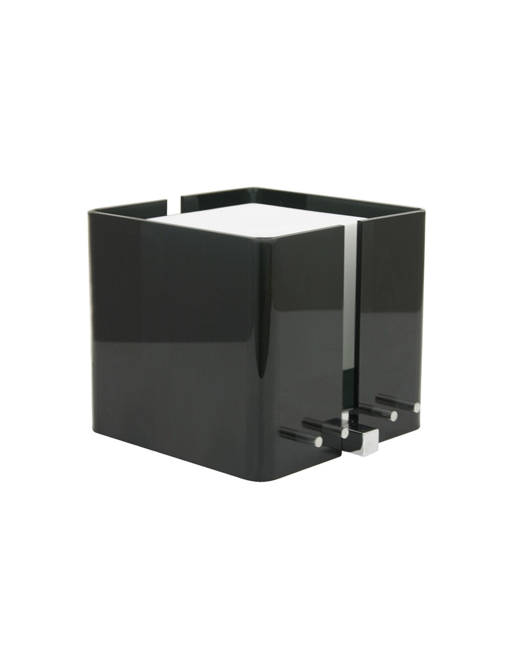 Candeeiro de mesa ROBERTA quadrado 1xE27 C.20,5xL.20,5xAlt.18cm Acrílico Preto