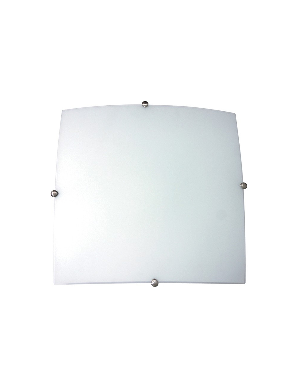 Plafond RECIFE grande 2xE27 C.40xL.40xAlt.5cm Opaco