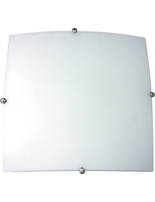 Plafond RECIFE grande 2xE27 C.40xL.40xAlt.5cm Opaco