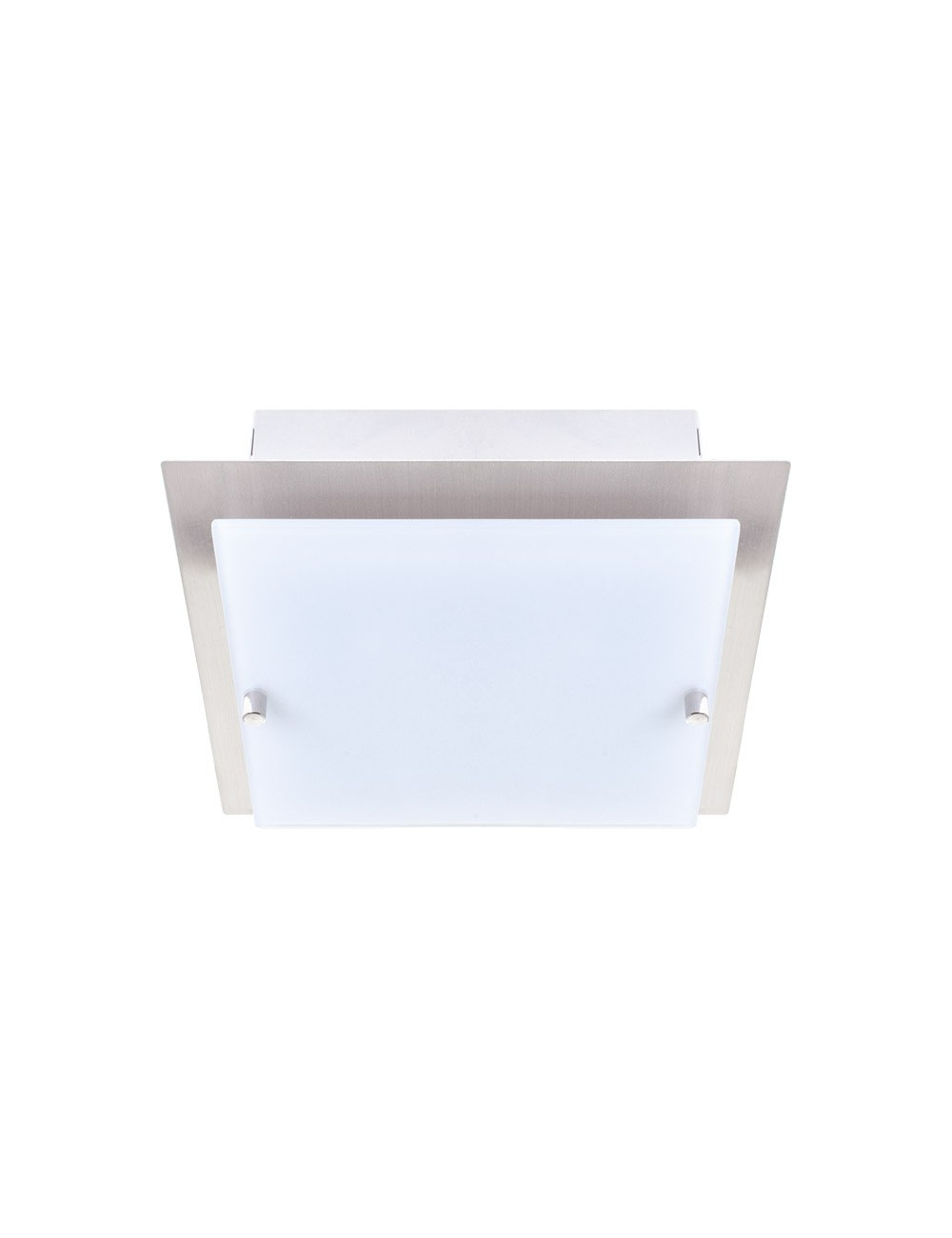 Plafond LARGO 2xG9 C.20xL.20xAlt.6cm Níquel