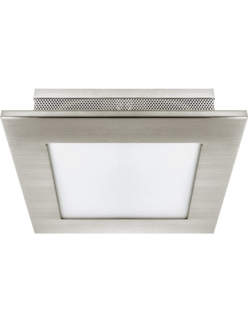Plafond CAVA 2xE27 C.27xL.27xAlt.8cm Níquel