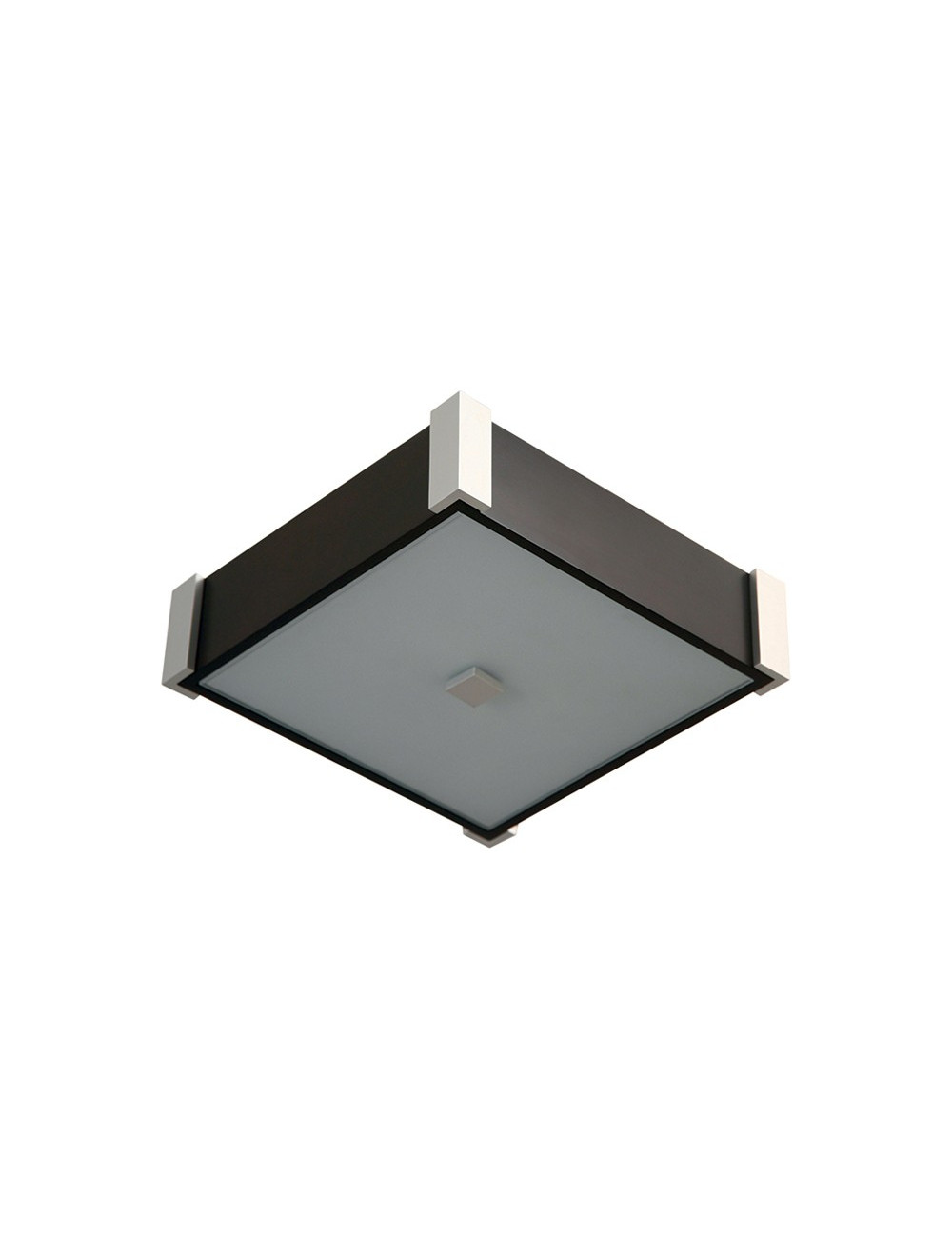 Plafond MARILENE quadrado 2xE27 C.32xL.32xAlt.9cm Wengue Plafond MARILENE quadrado 2xE27 C.32xL.32xAlt.9cm Wengue