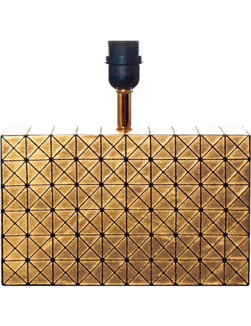 Base para candeeiro de mesa FARO 1xE27 C.30xL.12xAlt.30cm Dourado/Preto