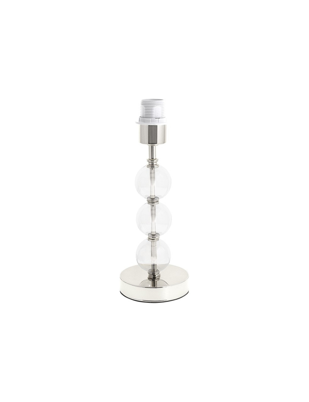 Base para candeeiro de mesa ALVOR 1xE27 Alt.33xD.12,5cm Cromado