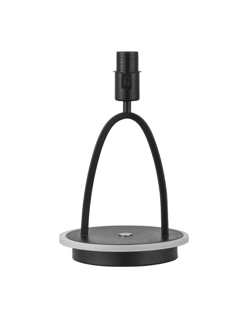 Base para candeeiro de mesa MAIA 1xE27+1x6W LED 4000K Alt.35.xD.22cm preto