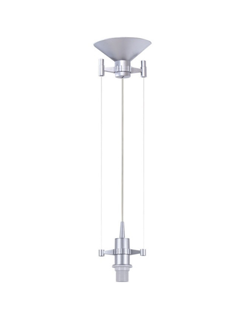 Suspensão SUSP 1xE14 Alt.Reg.xD.11,5cm Cinzento