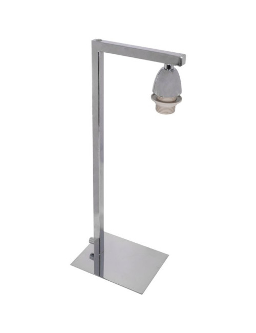 Base para candeeiro de mesa DUBAI 1xE14 C.11xL.16xAlt.39cm Cromado