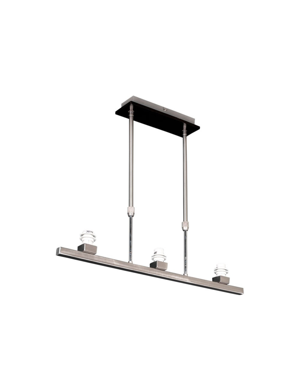 Armação para candeeiro de tecto CRISTINNE 3xE14 C.65xAlt.Reg.Níquel