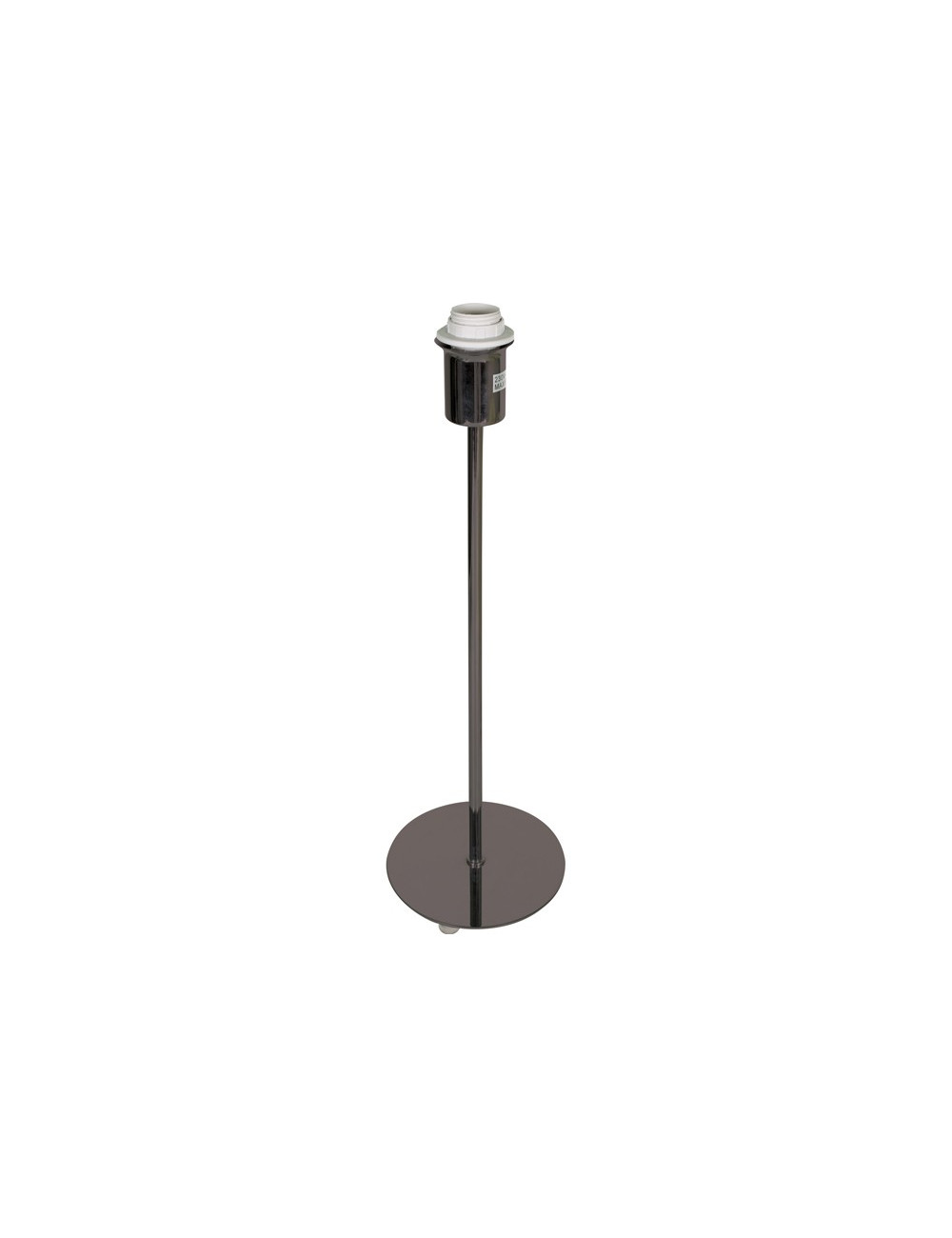 Base para candeeiro de mesa PIC redondo 1xE14 Alt.42xD.13cm Níquel