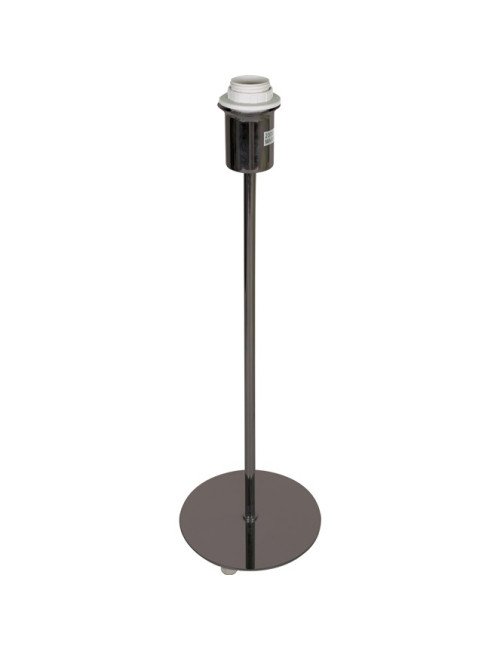 Base para candeeiro de mesa PIC redondo 1xE14 Alt.42xD.13cm Níquel