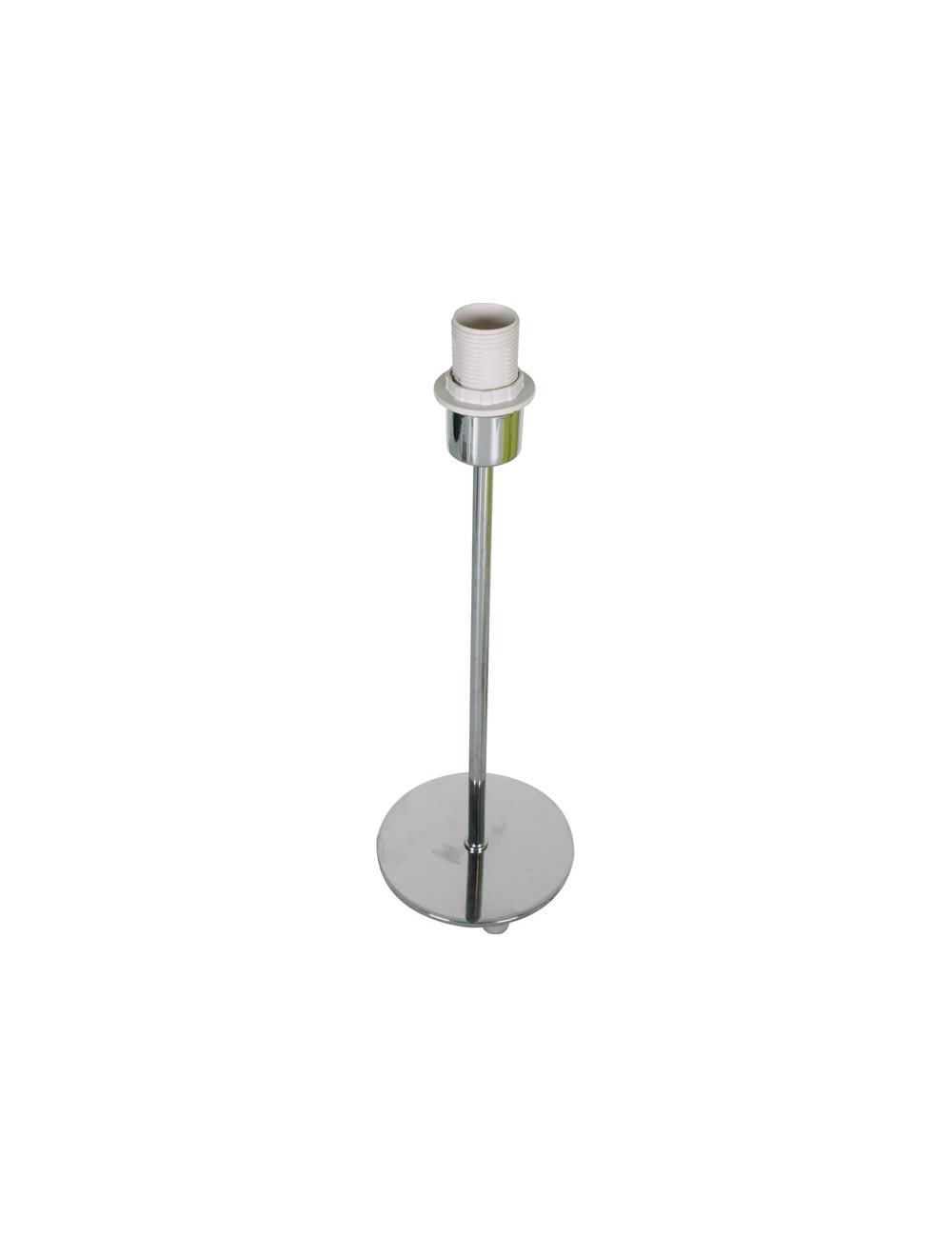 Base para candeeiro de mesa PIC redondo 1xE14 Alt.32xD.11cm Cromado