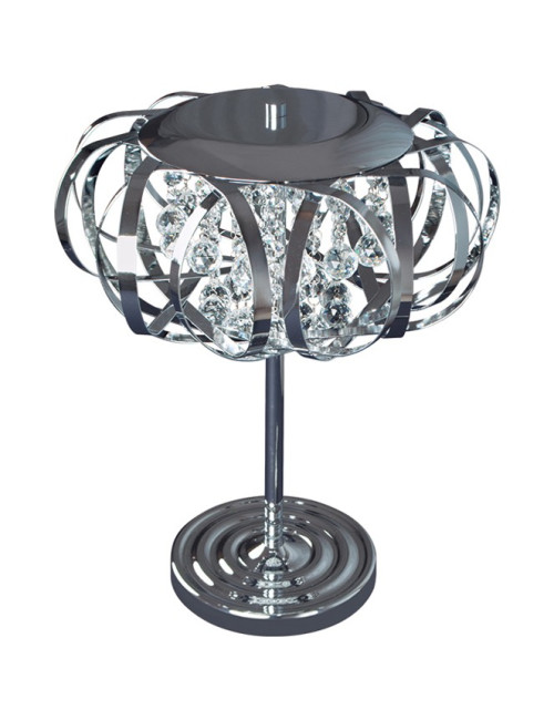 Candeeiro de mesa GLACIAR 3xG9 Alt.50xD.43cm Cromado