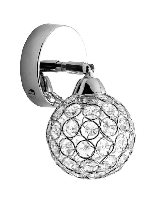 Aplique KEGAN 1xG9 C.11xL.19xAlt.11cm Cromado