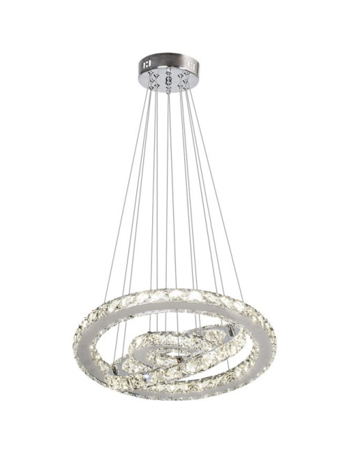 Candeeiro de tecto RADON 1x72W LED 9000lm 3000K Alt.Reg.xD.42,5cm Transparente