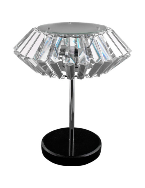 Candeeiro de mesa BRATISLAVA 3xE14 Alt.40xD.35cm Preto