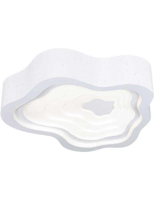 Plafond NIMBUS 1xG10q T5 circ. C.46xL.43xAlt.9cm Branco