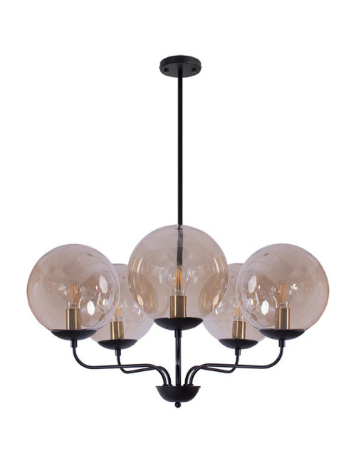 Candeeiro de tecto ARAMIS 5xE27 Alt.Reg.xD.85cm Conhac