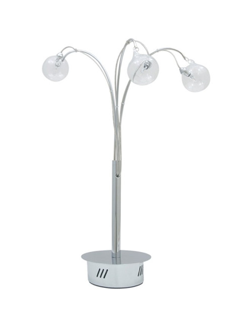 Candeeiro de mesa AZAMOR 3xG4 12V Alt.50xD.37cm Cromado