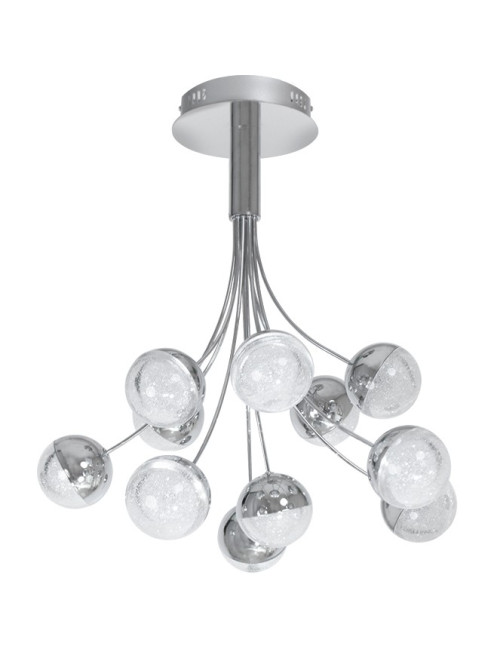 Candeeiro de tecto THERESE 1x44W LED 3520lm 3000K Alt.61,5xD.60cm Cromado