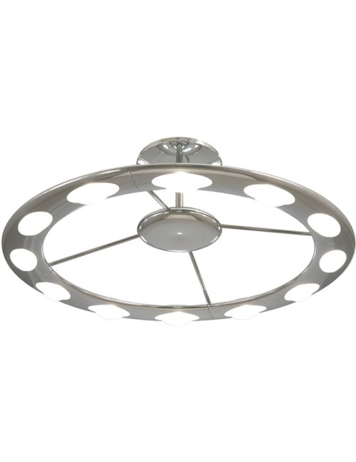 Plafond NAZARINA 12xG9 Alt.30xD.81cm Cromado