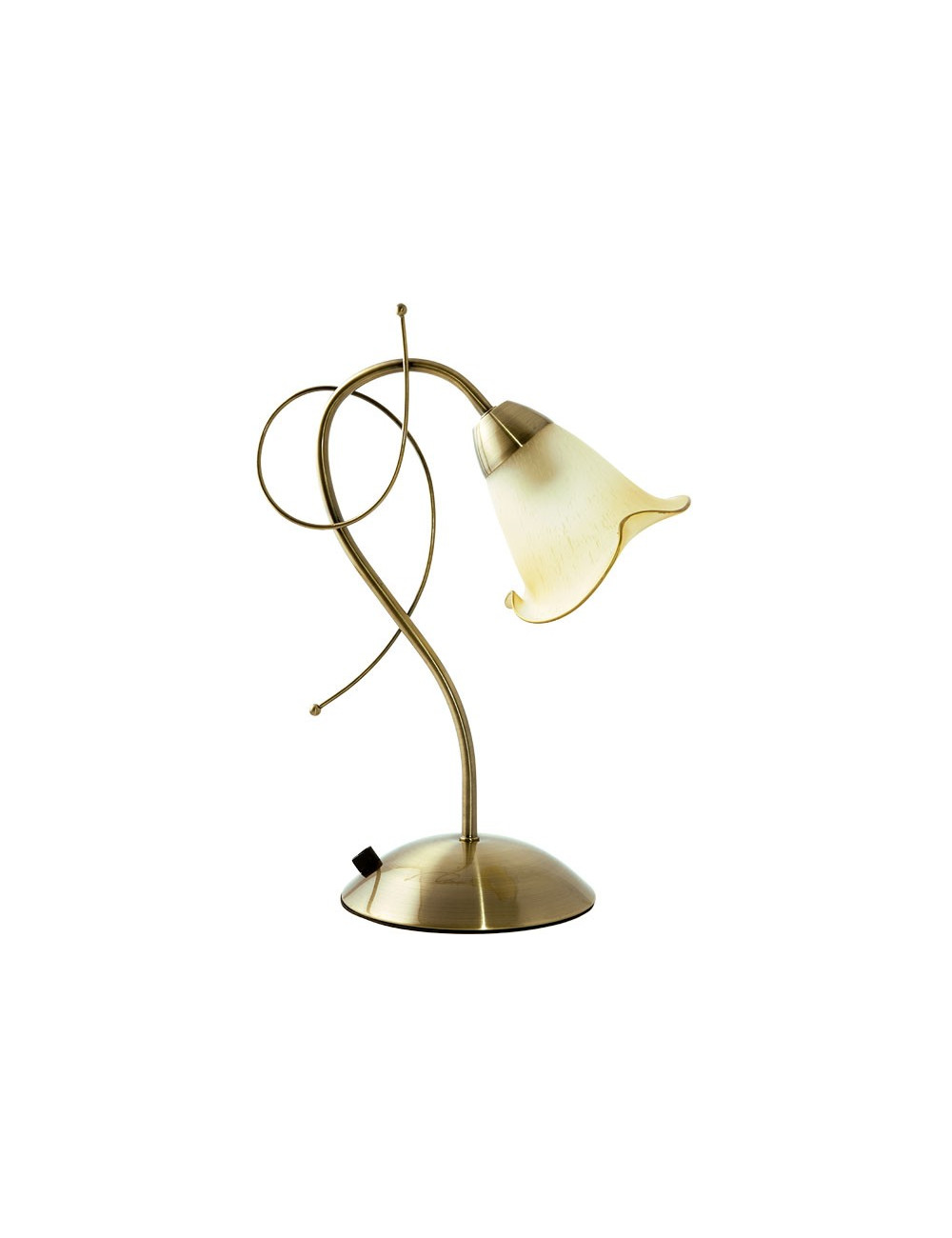 Candeeiro de mesa MARSELLA 1xE14 C.15xL.27xAlt.38cm Oxidado