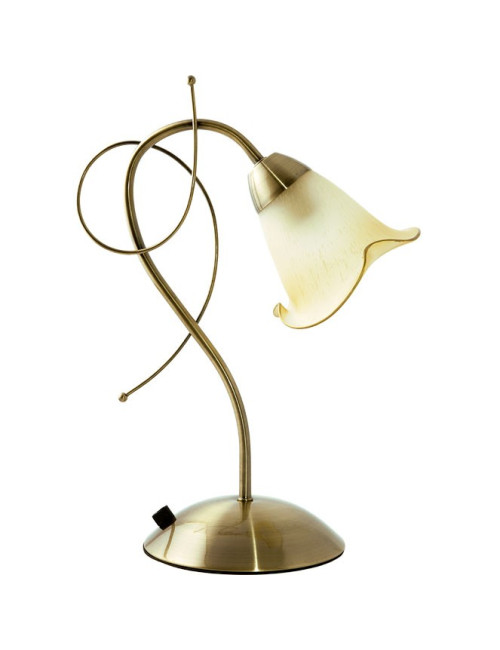 Candeeiro de mesa MARSELLA 1xE14 C.15xL.27xAlt.38cm Oxidado