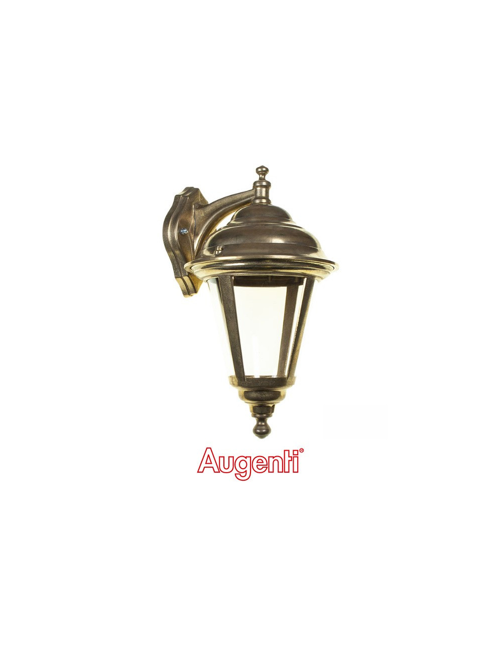 Aplique EUDORE IP43 1xE27 Alt.35xD.18cm Latonado