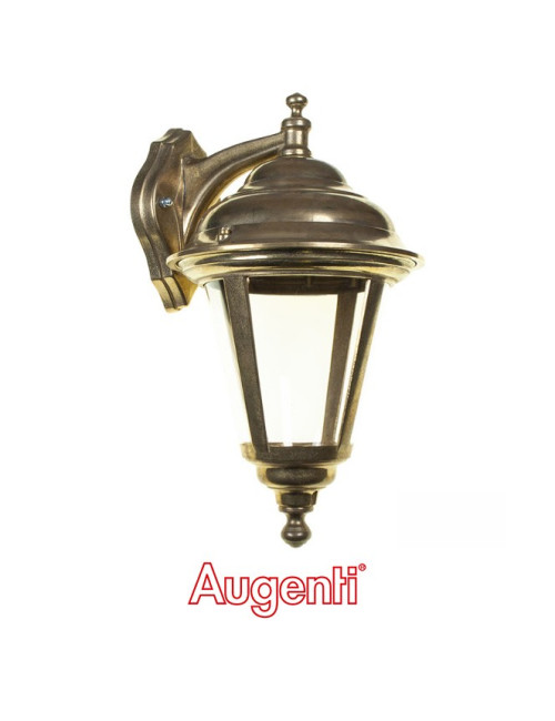 Aplique EUDORE IP43 1xE27 Alt.35xD.18cm Latonado