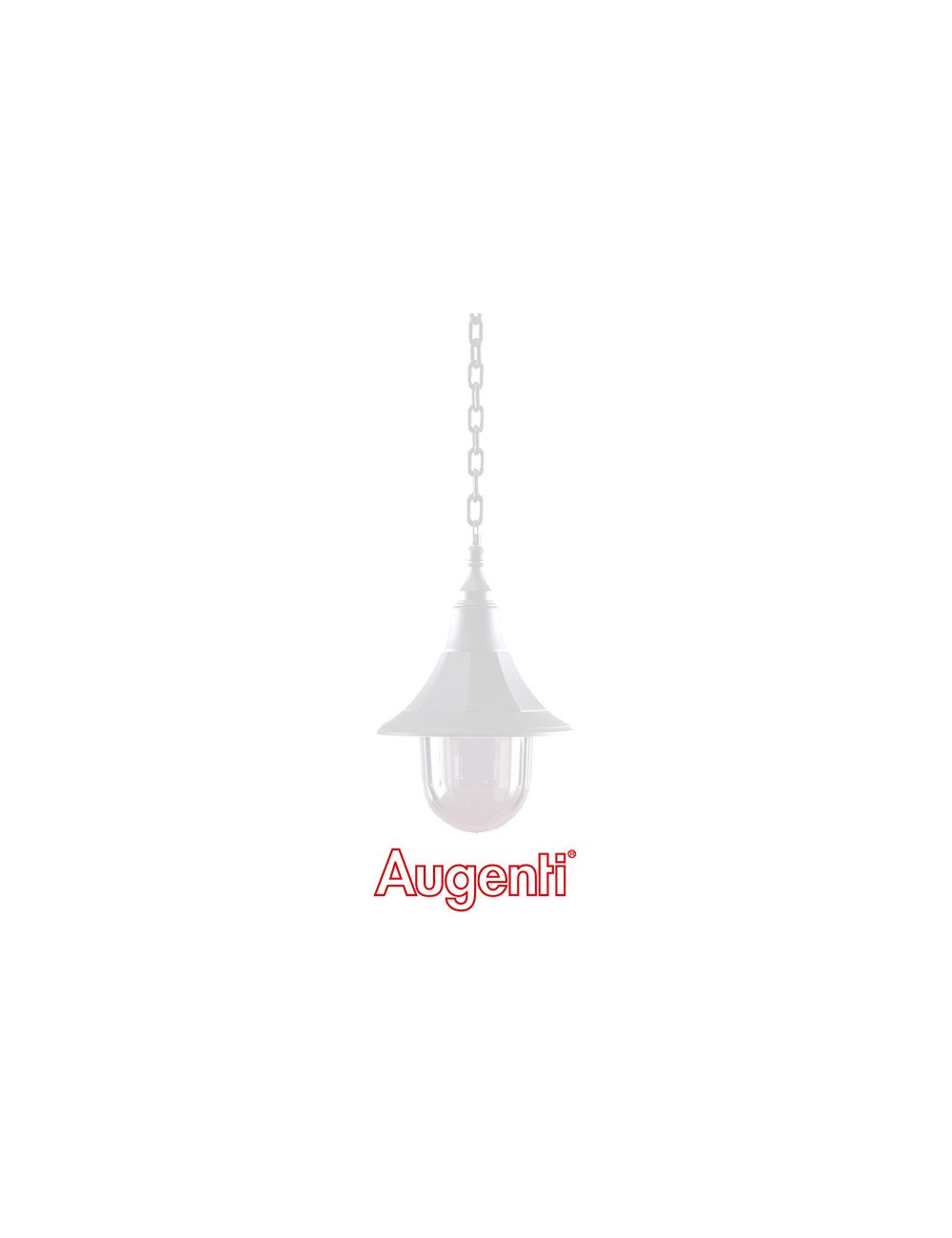 Suspensão MERCUR IP44 1xE27 Alt.Reg.xD.25cm Branco
