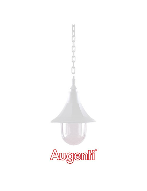 Suspensão MERCUR IP44 1xE27 Alt.Reg.xD.25cm Branco