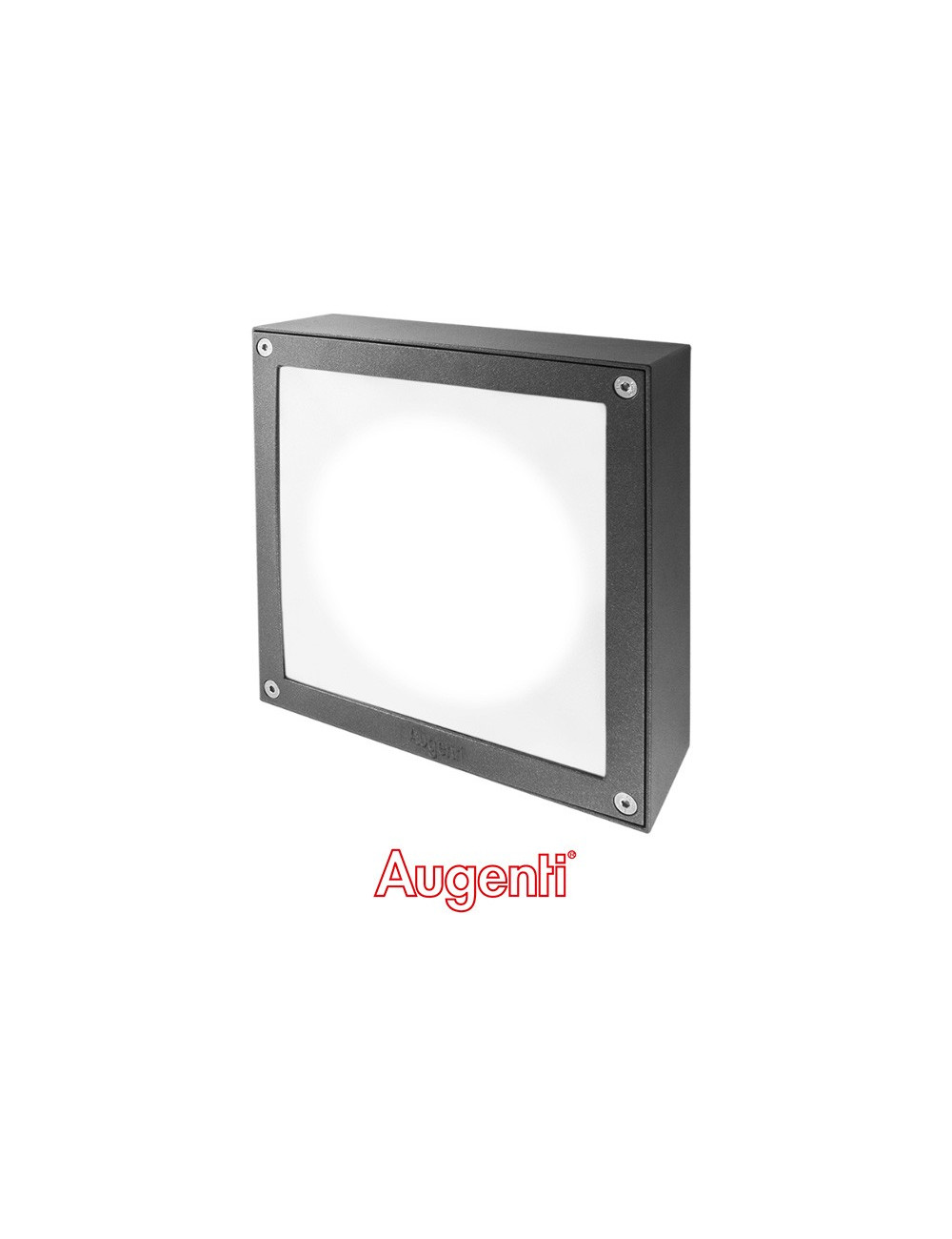 Plafond QUADRA MAX IP65 1x20W LED 2000lm 3000K C.25xL.25xAlt.8cm Antracite