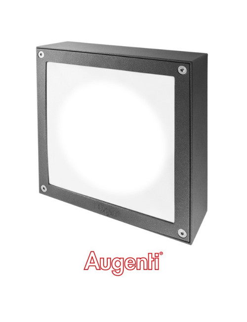 Plafond QUADRA MAX IP65 1x20W LED 2000lm 3000K C.25xL.25xAlt.8cm Antracite