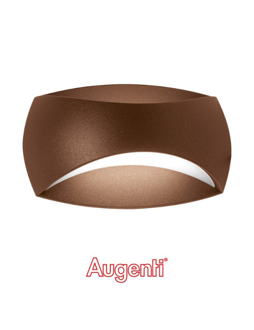 Aplique MERIDIAN IP65 1x15W LED 1800lm 3000K C.25xL.11xAlt.15cm Ferrugem