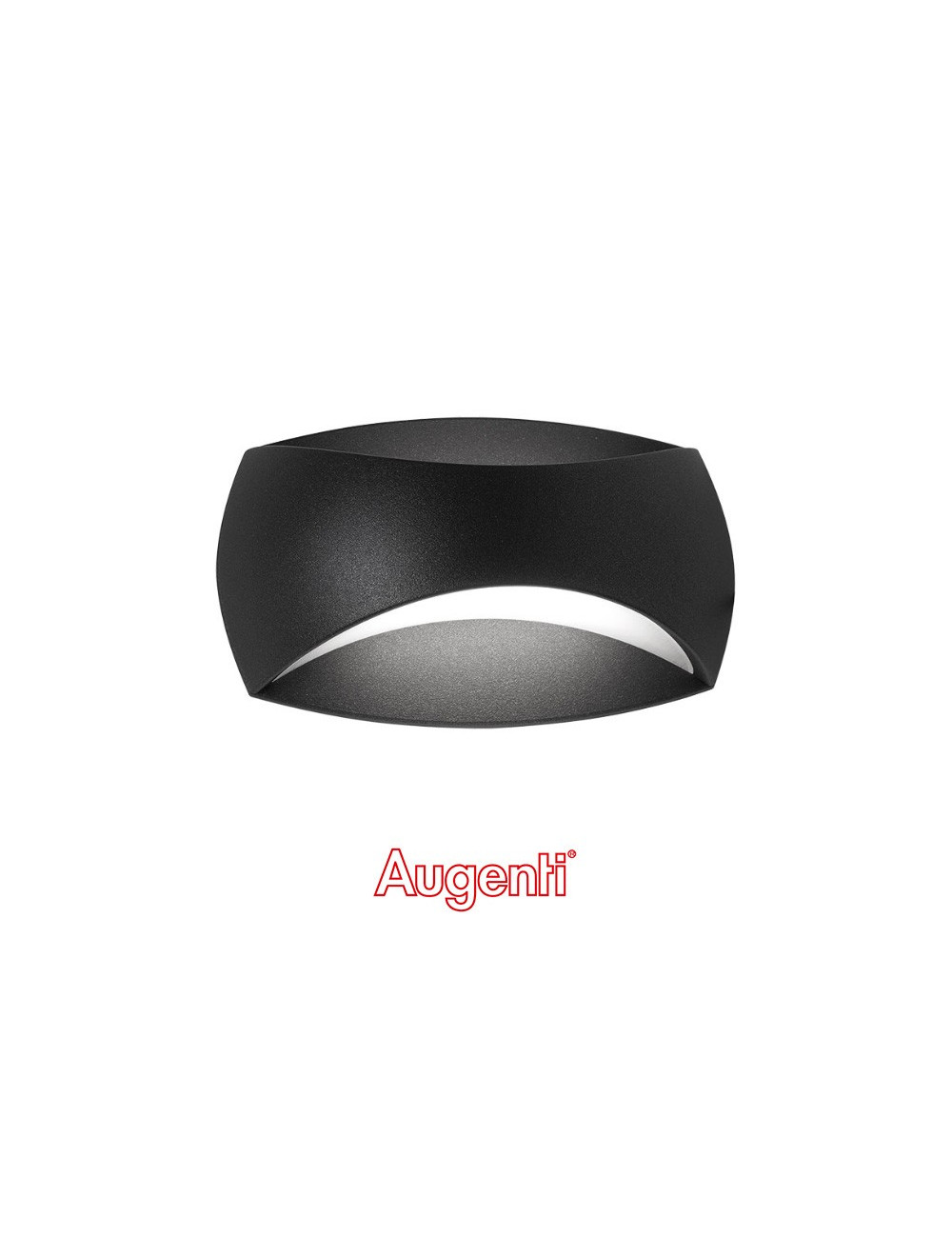 Aplique MERIDIAN IP65 1x15W LED 1800lm 3000K C.25xL.11xAlt.15cm Antracite