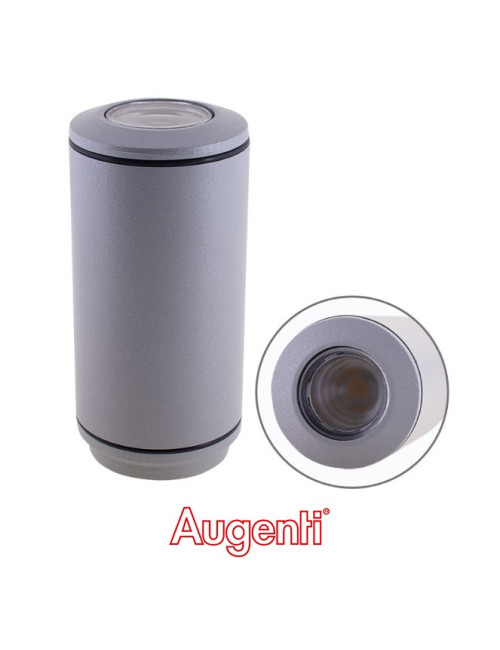 Aplique UP & DOWN IP65 1x8,5W LED 875lm 4000K 35°Alt.16xD.7,5cm Alumínio Cinzento