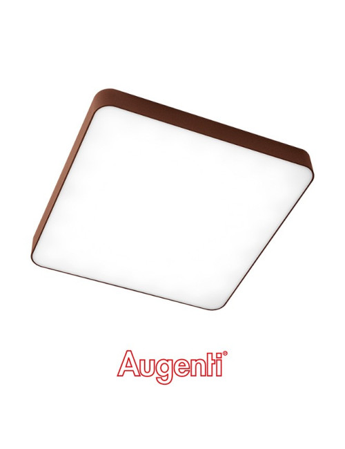 Aplique ALTAIR quadrado IP65 1x16W LED 1900lm 3000K C.28xL.28xAlt.3,5cm Ferrugem