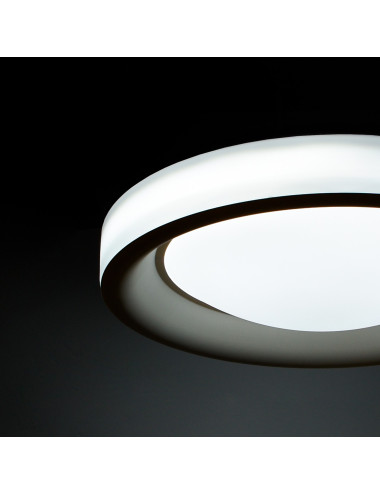 Plafond TITAN D.50cm 72W LED regulável 3000-4000-6000K Branco