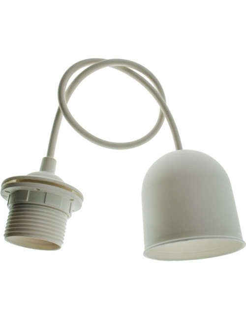Armação para suspensão PN 1xE27 Alt.Reg.xD.7cm Branco (022540)