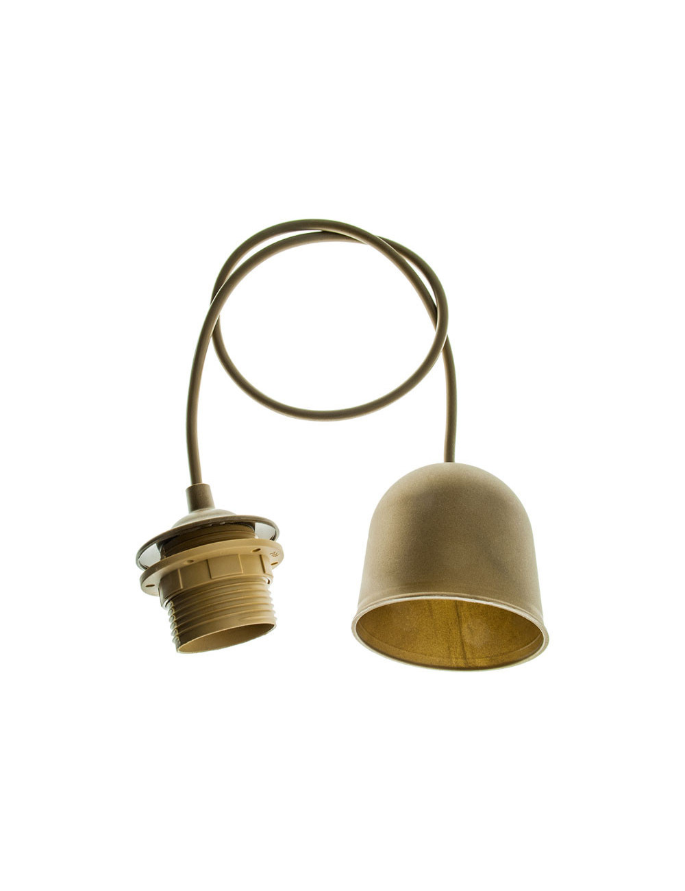 Armação para suspensão PN 1xE27 Alt.Reg.xD.7cm Dourado (021583)