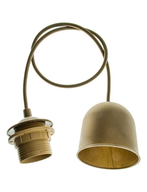 Armação para suspensão PN 1xE27 Alt.Reg.xD.7cm Dourado (021583)