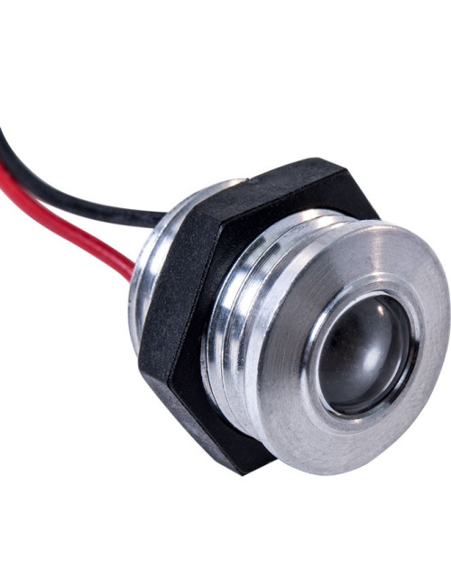 Foco LED redondo de corrente constante 350mA 1,4W, com corpo de alumínio