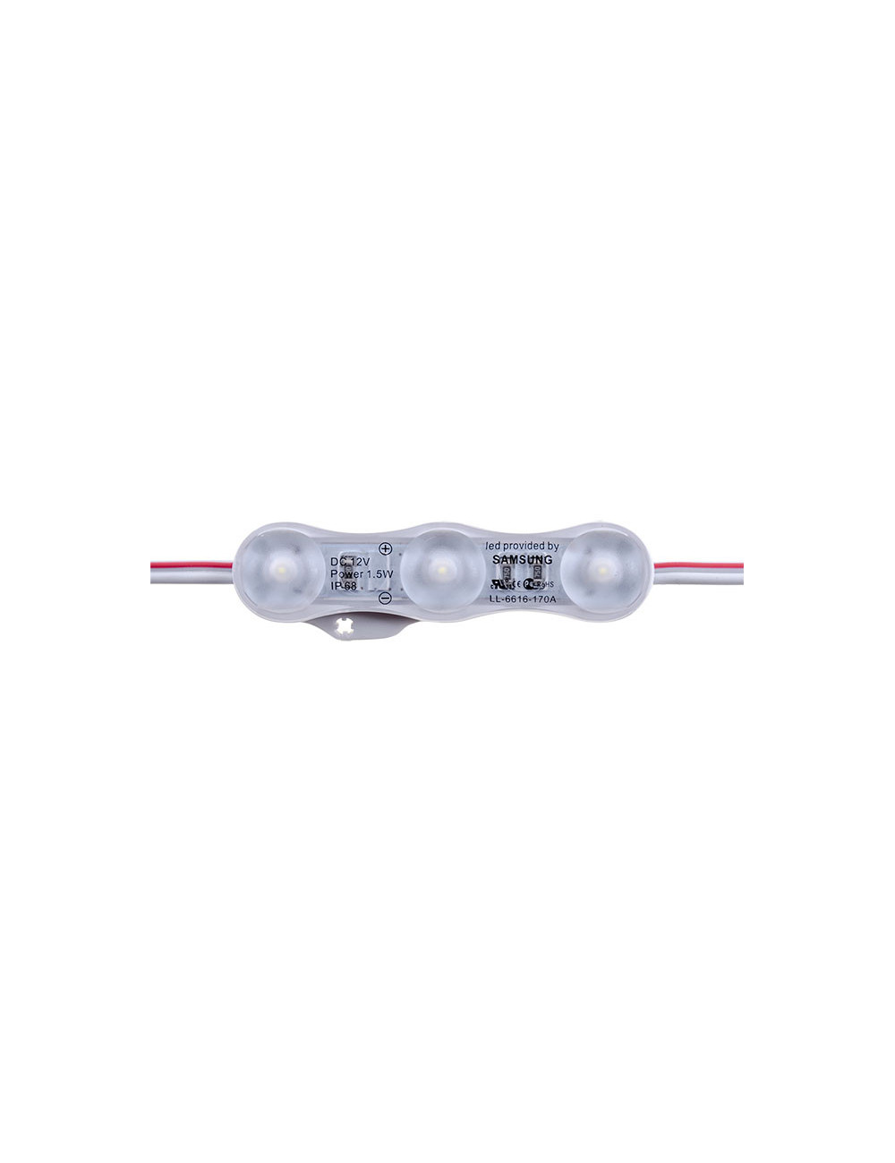 Módulo LED ZE03 linear 1,5W 68mm IP68 12VDC 6500K