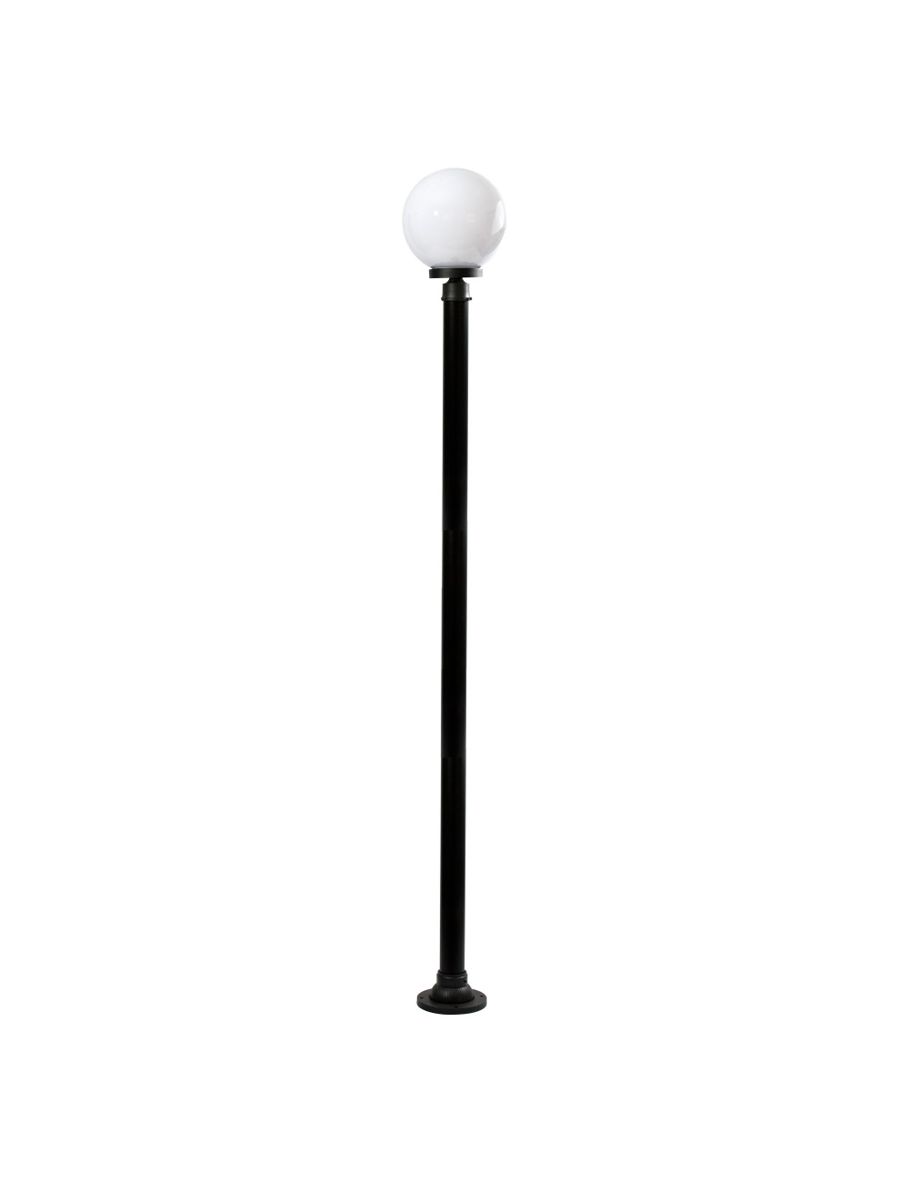 Pilar AMBIENTE IP44 1xE27 Alt.220xD.25cm Preto/Branco