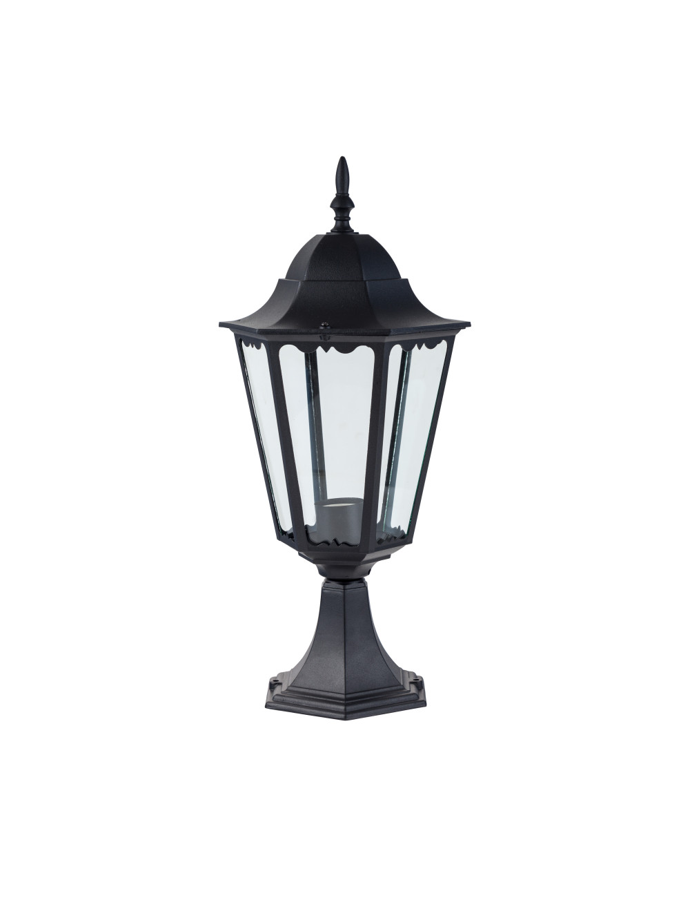 Pilar LISA pequeno IP34 1xE27 Alt.40xD.17cm Preto