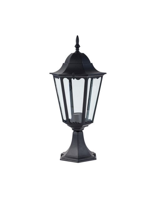 Pilar LISA pequeno IP34 1xE27 Alt.40xD.17cm Preto