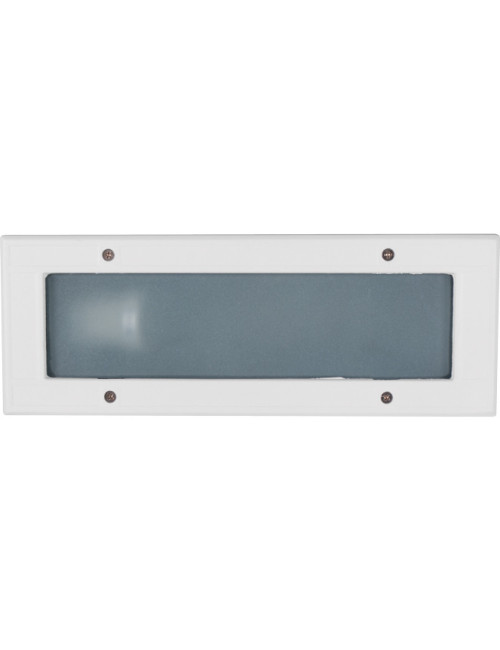 Aplique de encastrar SAGA rectangular IP54 1xE27 C.30