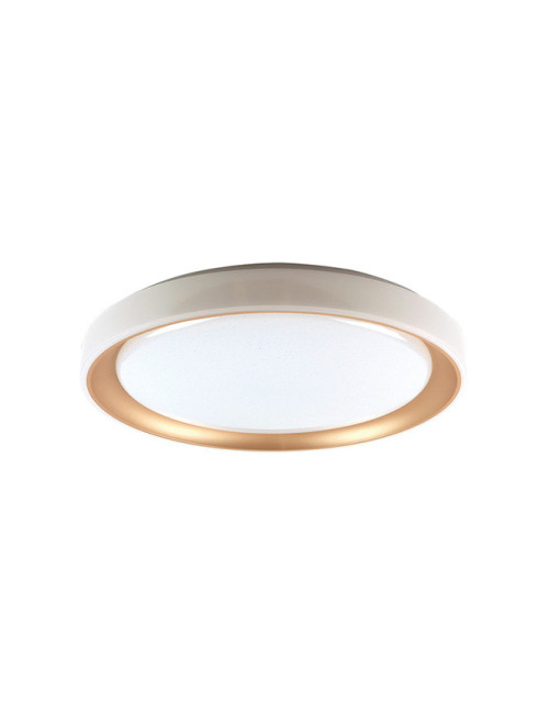 Plafond KIGALI 48W LED 3000-4000-6000K branco/dourado