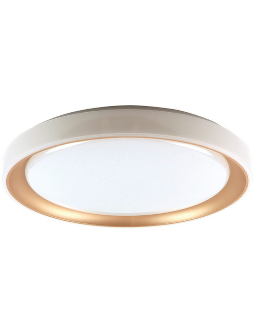 Plafond KIGALI 72W LED 3000-4000-6000K branco/dourado