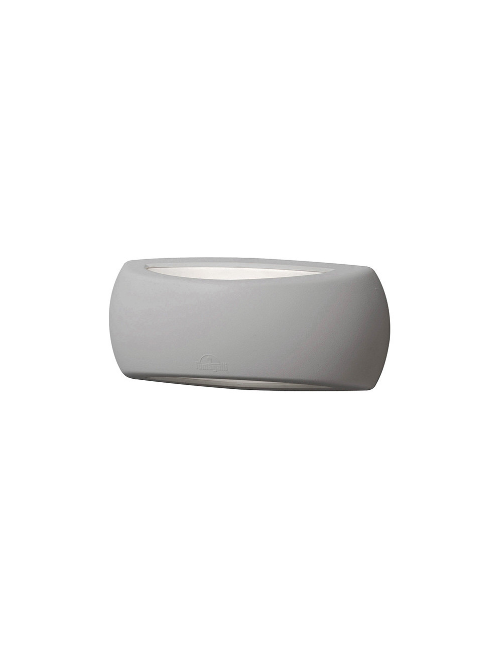 Aplique FRANCY 1xE27 IP66 C.30xL.9xAlt.13cm resina cinza