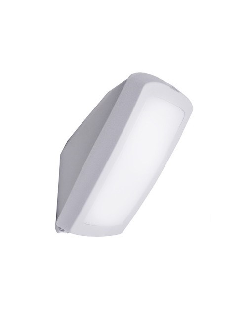 Aplique GERMANA 1xE27 IP66 C.18xL.16xAlt.25cm resina cinza